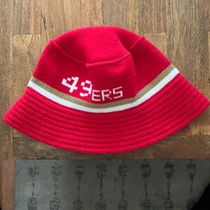 49ers Red Bucket hat